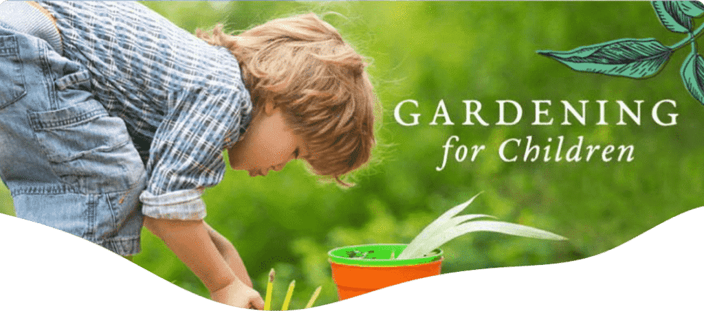 Boy happily doing garden — Blog in Ashmore, QLD