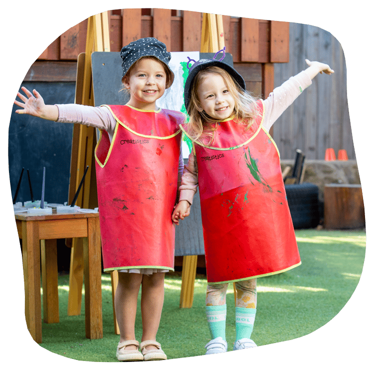 Two Little Girls Glad To Happy — Early Learning Centre Maudsland,QLD