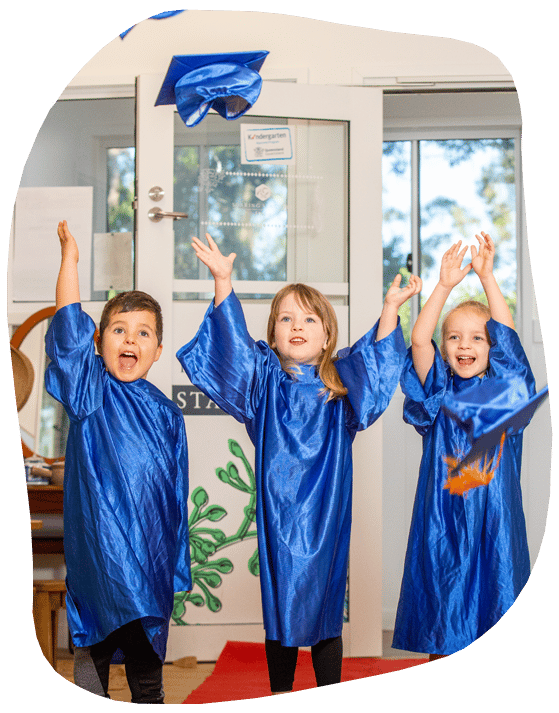 Three Kids Graduation — Early Learning Centre Maudsland,QLD