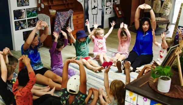 Educator with Kids