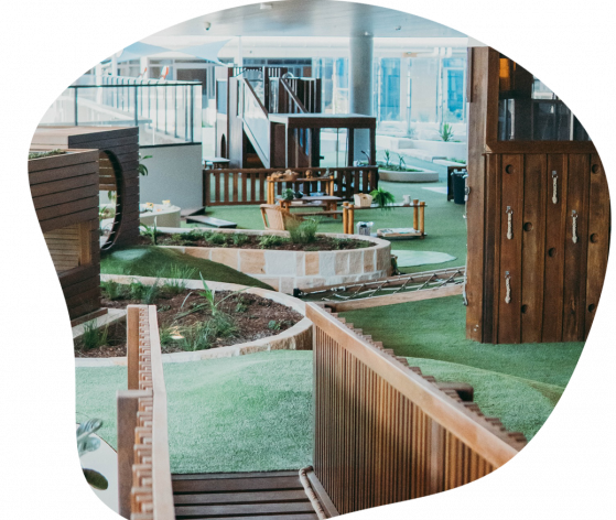 Sanctuary Health and Knowledge Precinct outdoor play space for children aged between three and five